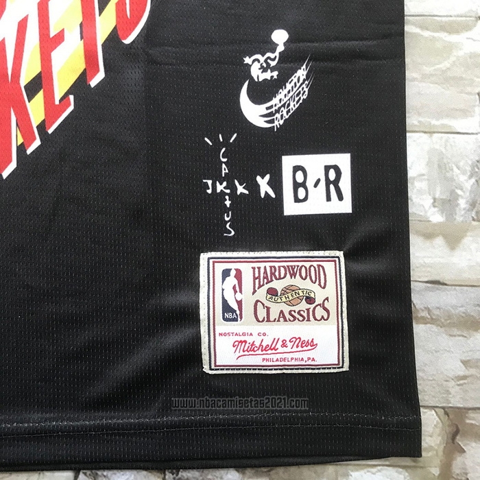 Camiseta Houston Rockets x Cactus Jack #01 Negro